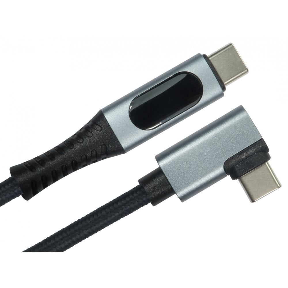 NewLink USB Cable, Male USB Type C to Male, USB 4.0 USB Type C, Black, 1 m