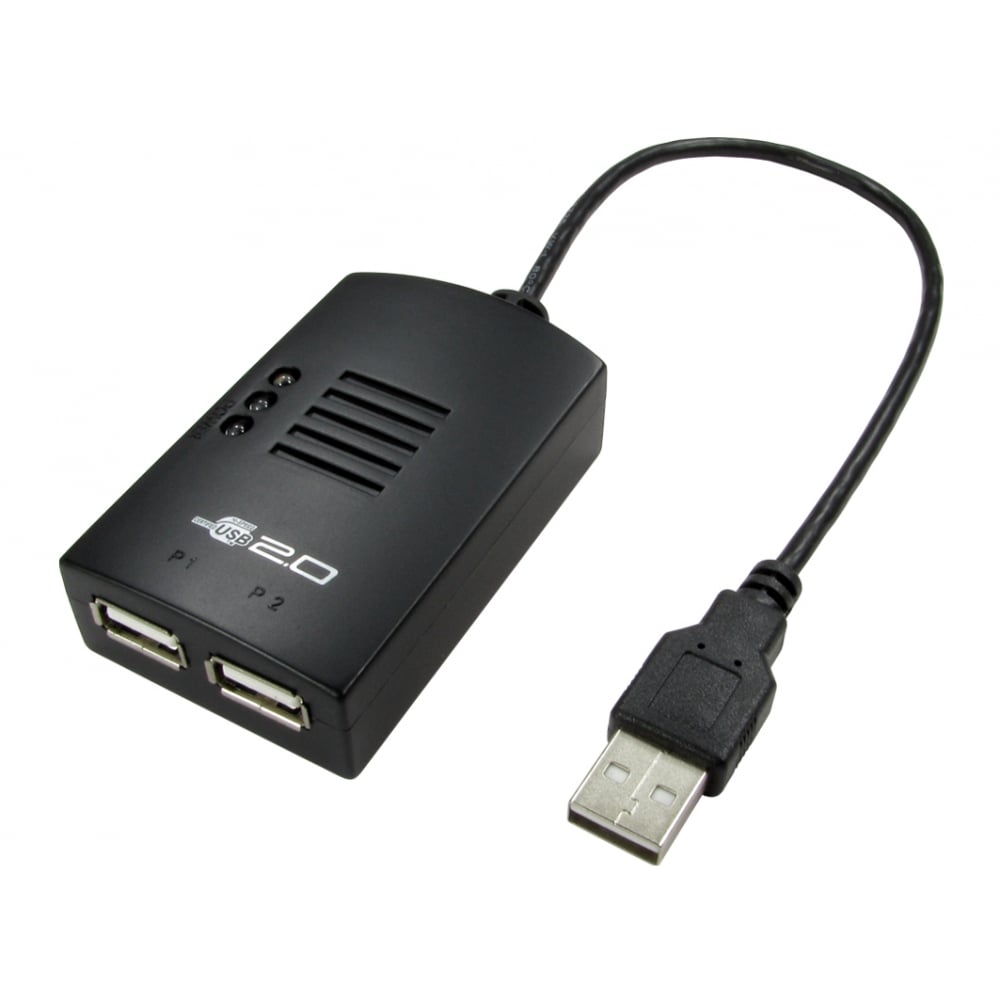 NewLink 2 Port USB 2.0 USB Hub, USB Powered, 77 mm 20 mm 42mm