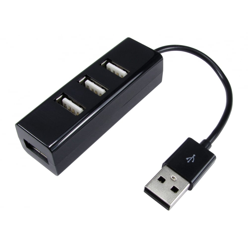 NewLink 4 Port USB 2.0 USB Hub, USB Powered, 65 mm 20 mm 17mm