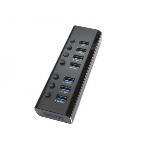 NewLink 7 Port USB 3.0 USB Hub, USB Powered, 167 mm