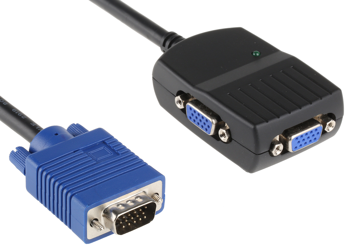 NewLink 2 Port 1 Input 2 Output VGA Splitter 2048 x 1536 pixel