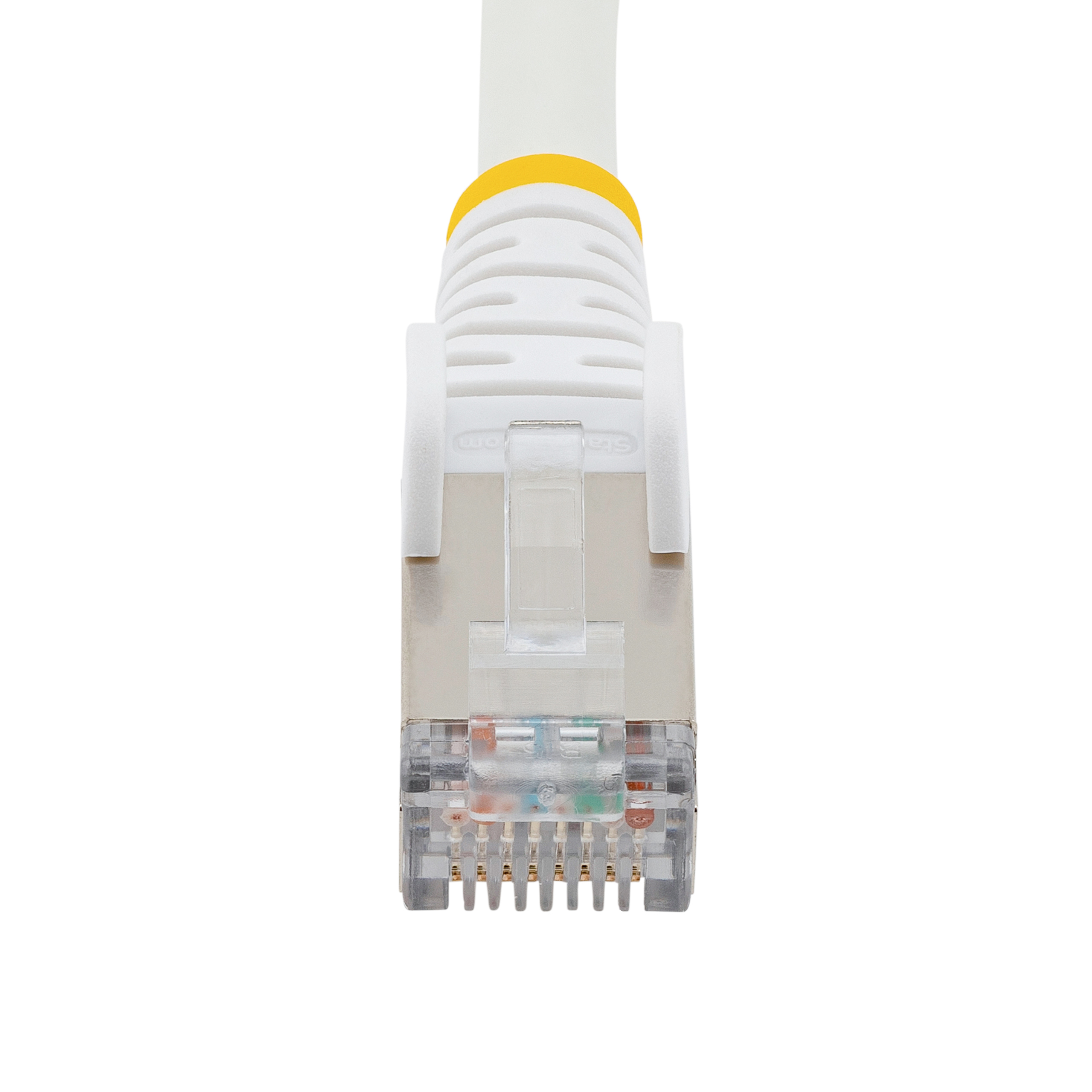 nlwh-1m-cat6a-patch StarTech.com, 1 m Cat6a Ethernet Cable, White, Shielded Screened Low Smoke Zero Halogen Sheath