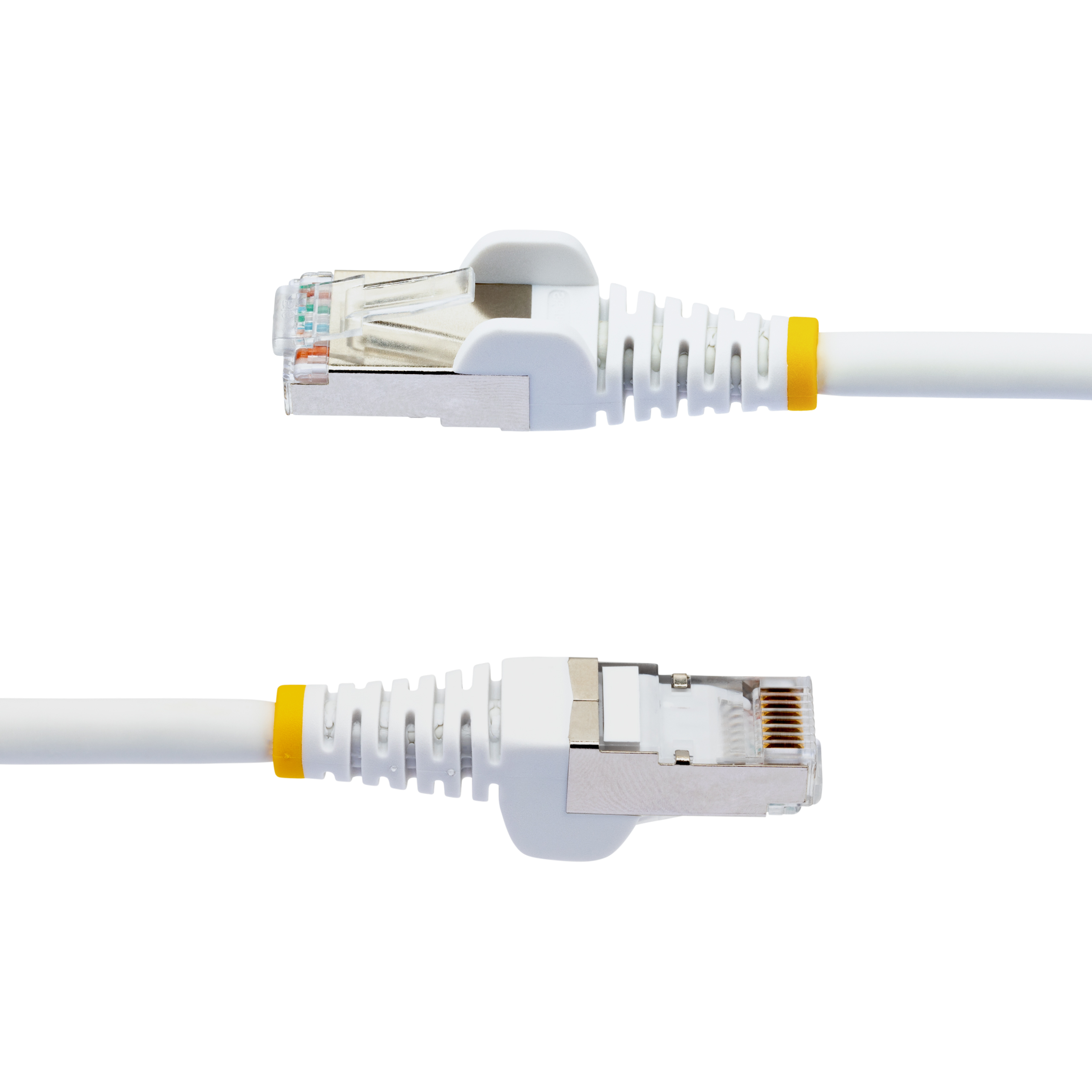 nlwh-750-cat6a-patch StarTech.com NLWH, 7.5 m Cat6a Ethernet Cable, White, Shielded Screened Low Smoke Zero Halogen Sheath