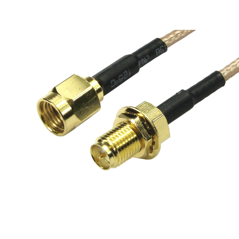 NewLink 50 Ω Coaxial Cable, 5 m, 26 AWG