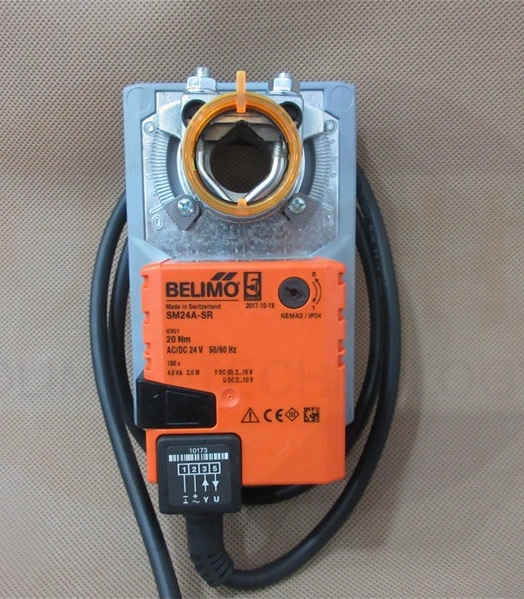 Belimo Modulating Damper Actuator, 10 Nm, 24V ac/dc