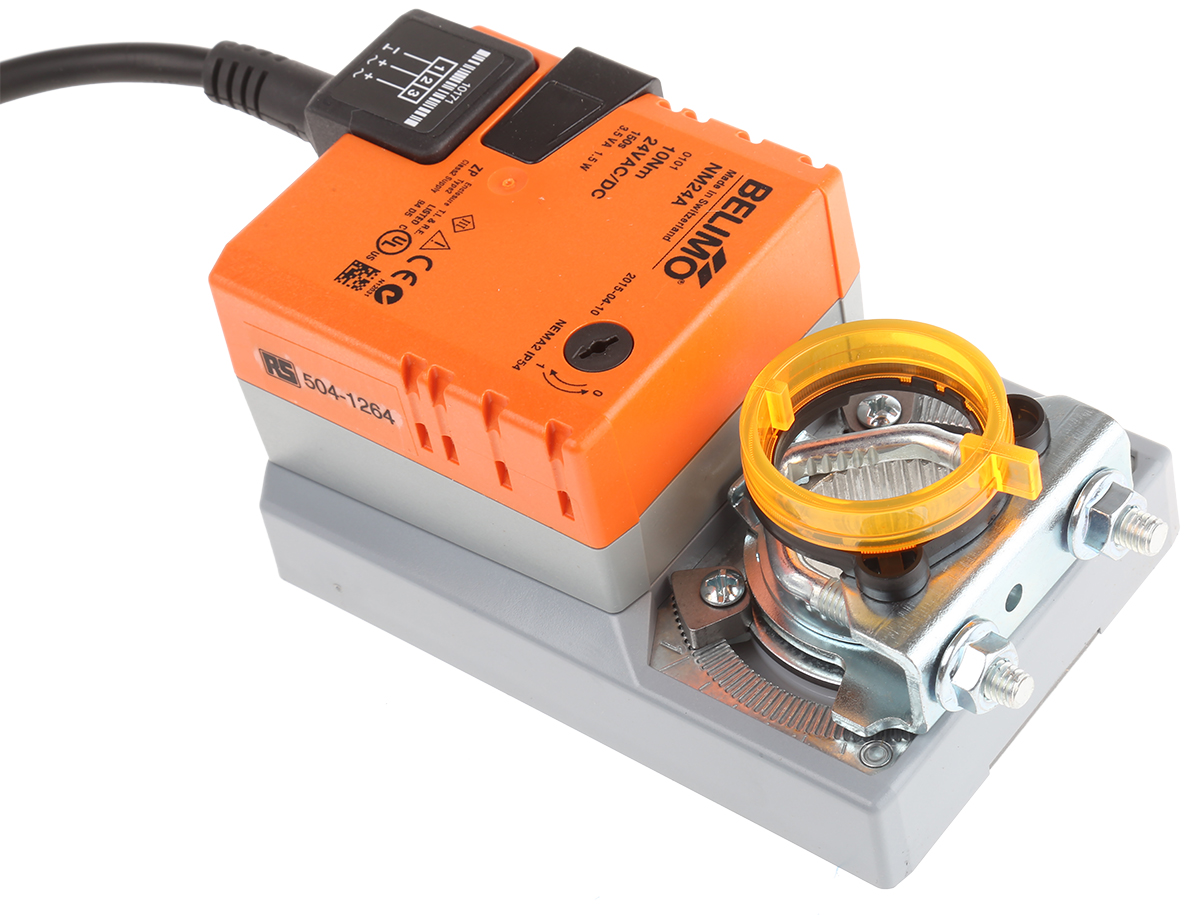 nm24a Belimo Open/Close Damper Actuator, 10 Nm, 24V ac/dc