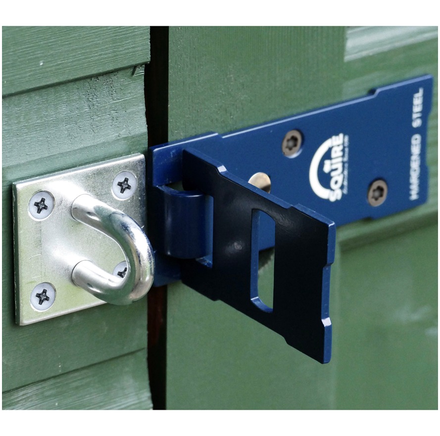 no8 Squire Steel Blue Anti-Corrosion Hasp & Staples 152 mm