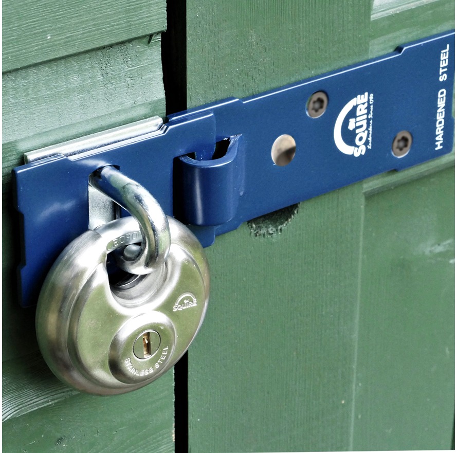 no8 Squire Steel Blue Anti-Corrosion Hasp & Staples 152 mm