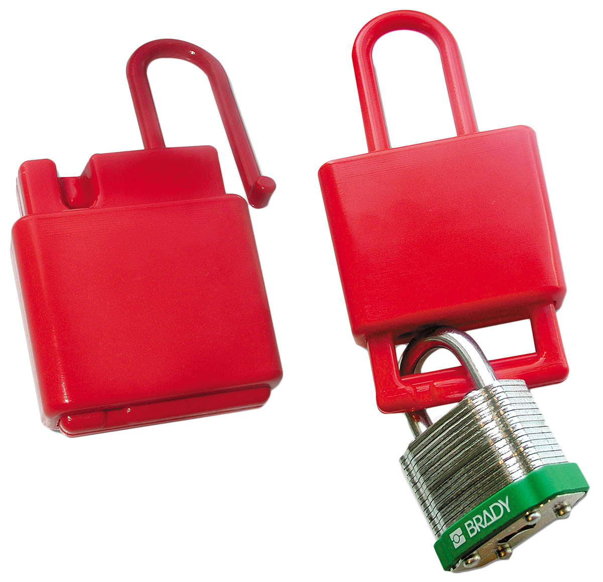 Brady Red 1-Lock Lockout Plastic Lockout Hasp, 9 mm