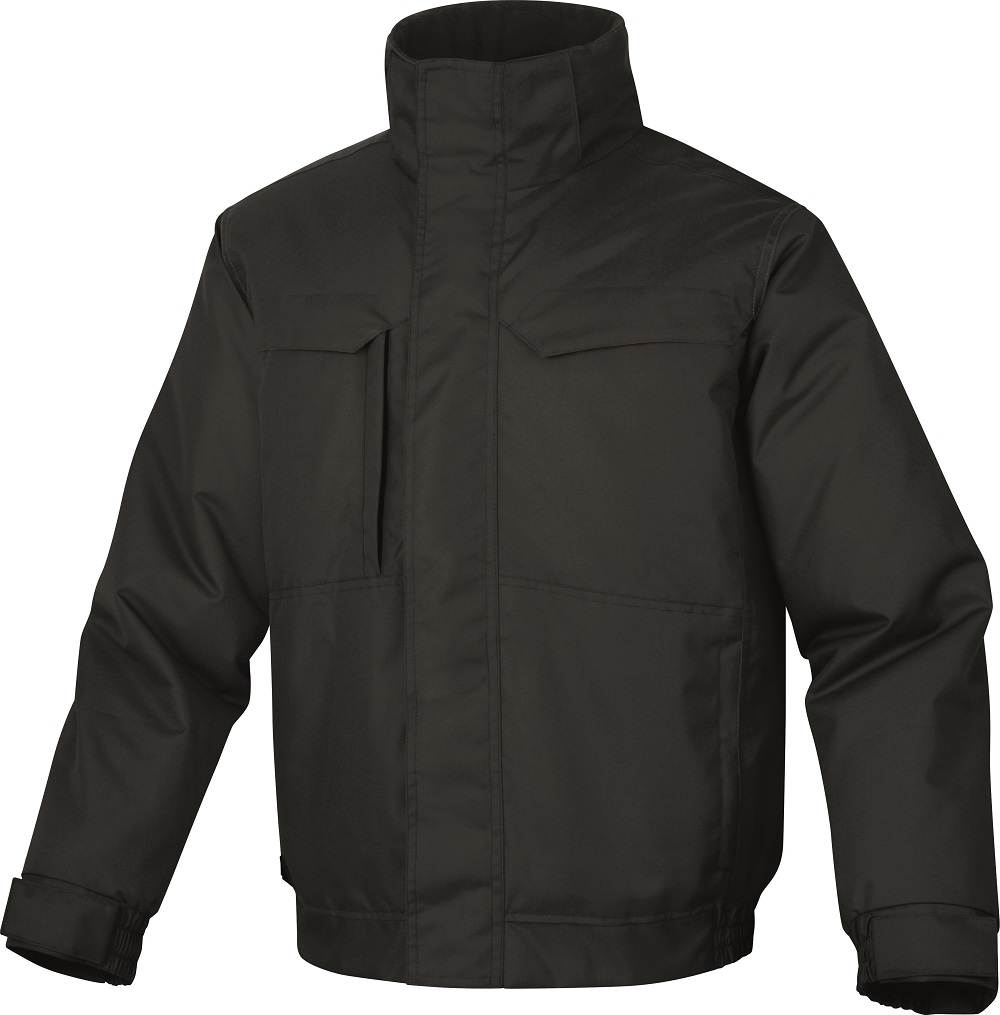 Delta Plus NORTHWOOD3 3 Black, Grey, Abrasion Resistant Work Jacket, 2XL 1 EA