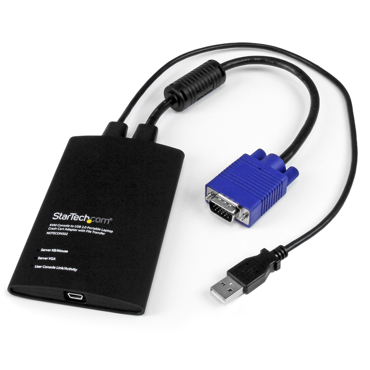 StarTech.com 1 Port 1 Displays USB VGA KVM Switch 1920 x 1200 pixel Maximum Resolution