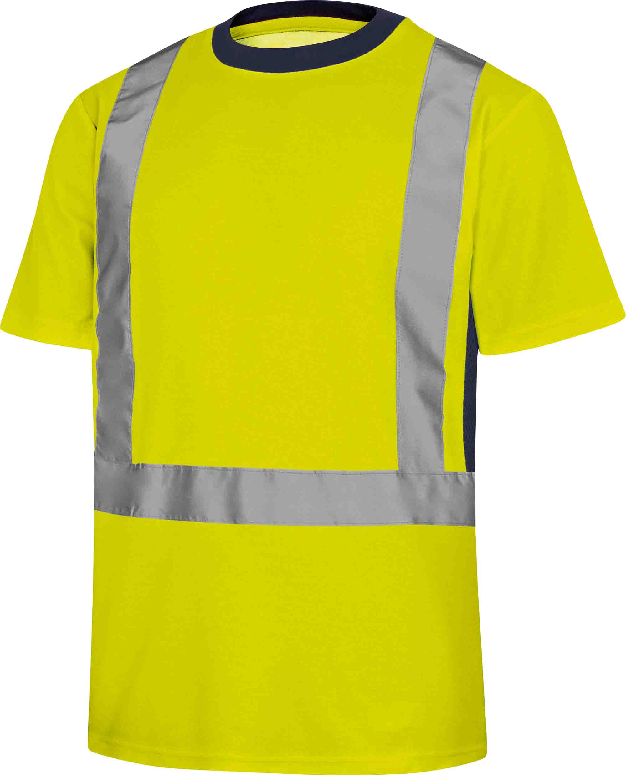 Delta Plus Fluorescent Yellow Unisex Hi Vis T-Shirt S