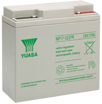 Yuasa 12 V Sealed Lead Acid Battery, 17 Ah, 76mm x 167 mm