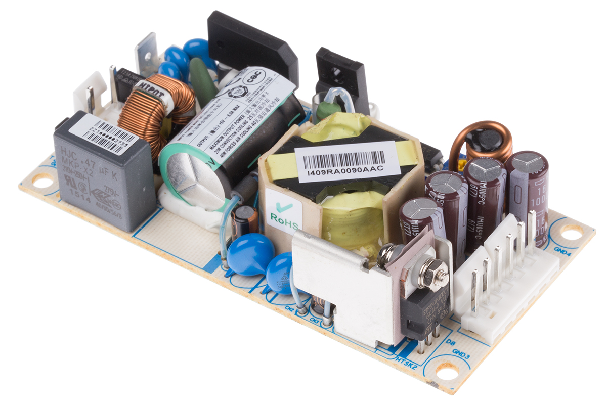 Artesyn Switching Power Supply, NPS22-M 5V dc, 8A, 25 W, Input 127 V dc, 90V ac to  300V dc