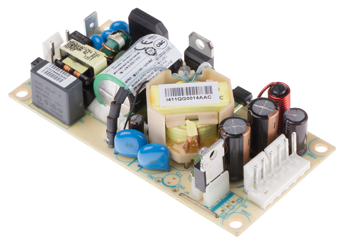 Artesyn Switching Power Supply, NPS24-M 15V dc, 2.7A, 25 W, Input 127 V dc, 90V ac to  300V dc