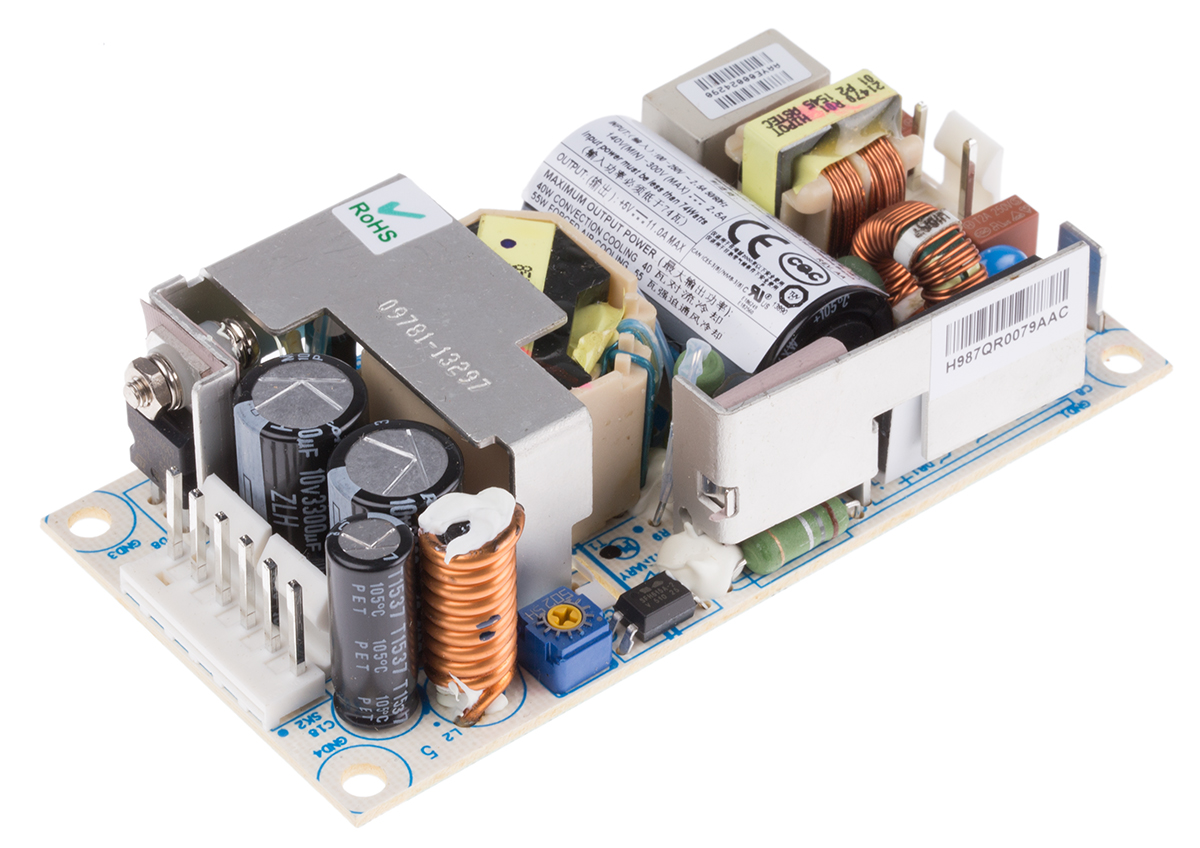 Artesyn Switching Power Supply, NPS42-M 5V dc, 11A, 40 W, Input 127 V dc, 90V ac to  300V dc