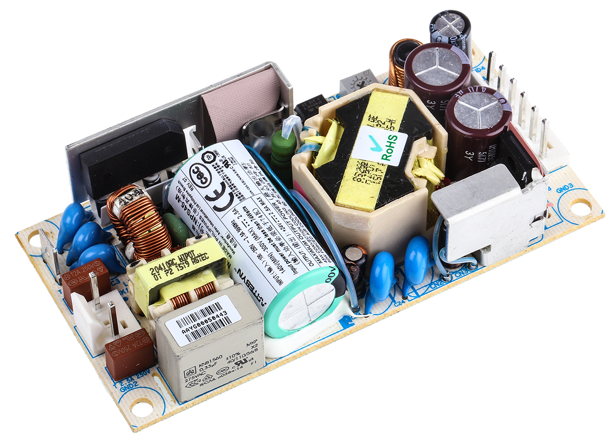 Artesyn Switching Power Supply, NPS45-M 24V dc, 1.9A, 45 W, Input 127 V dc, 90V ac to  300V dc