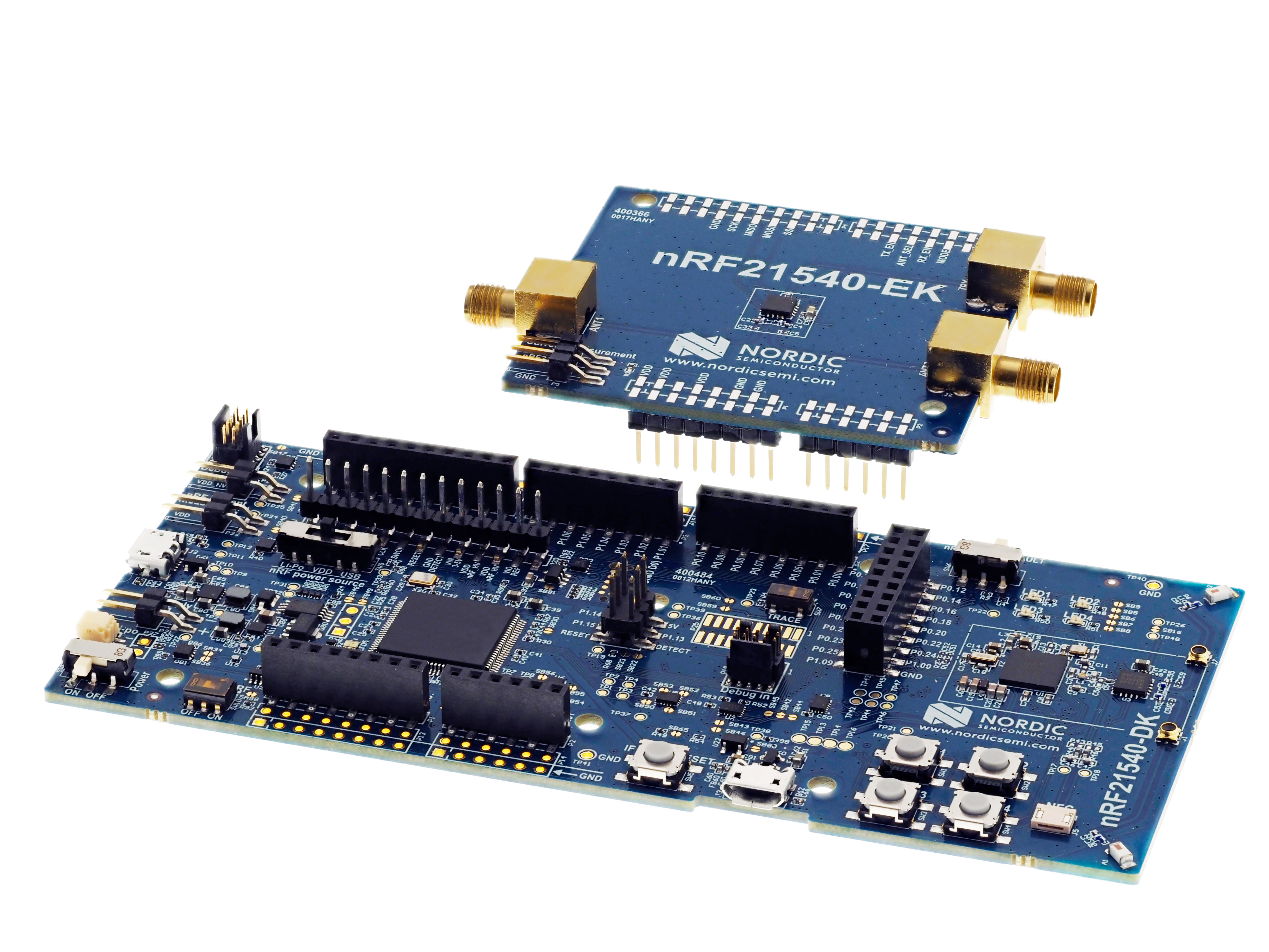 Nordic Semiconductor nRF21540 DB nRF21540 Bluetooth, ZigBee Evaluation Kit, Development Kit for nRF21540 2.4 GHz
