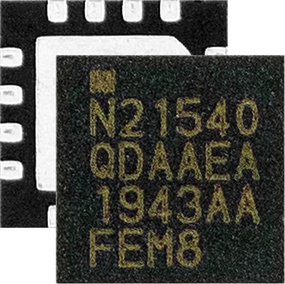 Nordic Semiconductor RF Amplifier 13 dB, 16-Pin 2.4 GHz QFN-16