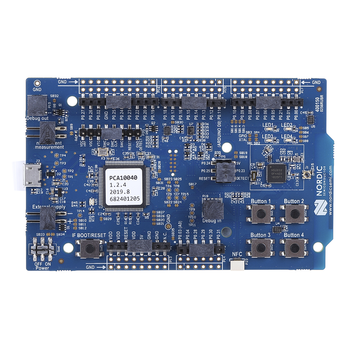 Nordic Semiconductor nRF52832 SoC nRF52810, nRF52832 Bluetooth Development Kit for nRF52832 and nRF52810 SoC 2.4 GHz