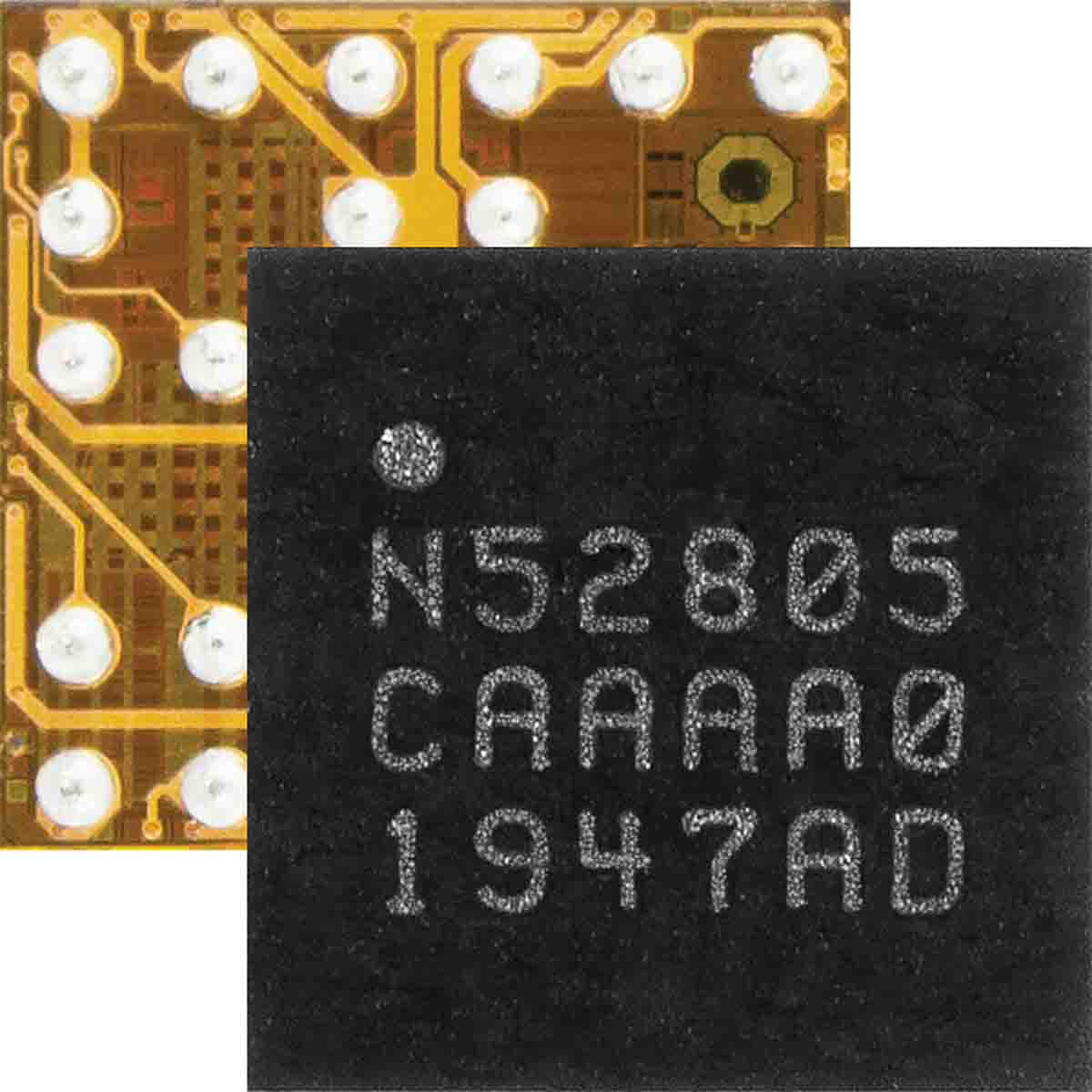 Nordic Semiconductor nRF52805-CAAA-R7 ARM Cortex M4 Bluetooth SoC 28-Pin WLCSP
