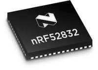Nordic Semiconductor nRF52832-QFAA-T 32 Bit ARM Cortex M4, Bluetooth Smart Bluetooth SoC 48-Pin QFN