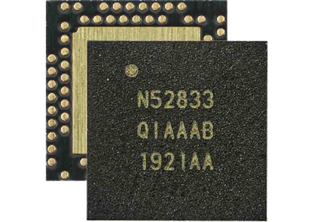 Nordic Semiconductor nRF52833-QIAA-R7 ARM Cortex M4 System-On-Chip 42-Pin QFN