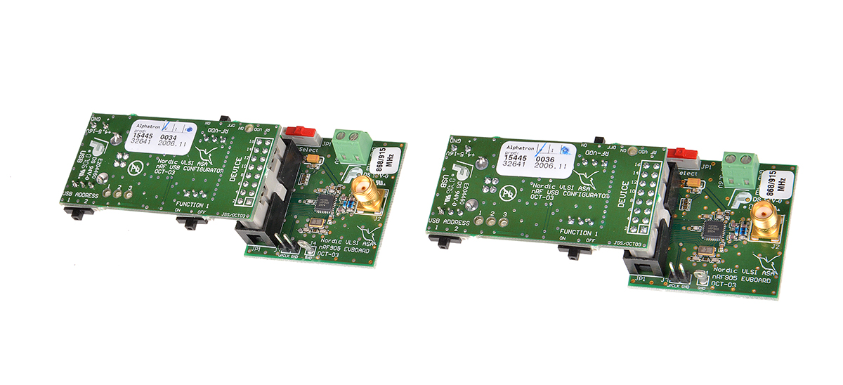 Nordic Semiconductor nRF905 Evaluation Kit nRF905 RF Transceiver Evaluation Kit for Digital Signal Processing and