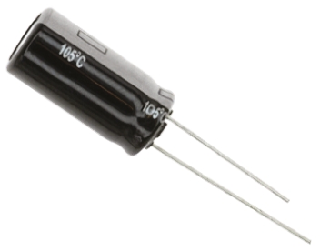 NIC Components 100 μF Capacitor 16V dc, Radial, Through Hole PC Pin