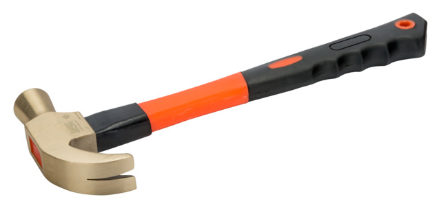 Bahco Aluminium Bronze Head Claw Hammer with Fibreglass Handle, 560 g