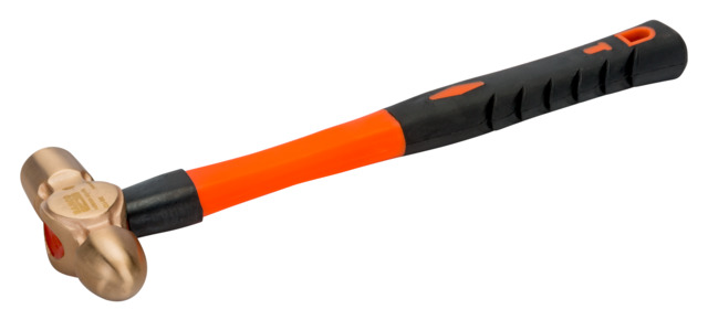 Bahco Beryllium Copper Alloy Head Ball-Pein Hammer with Fibreglass Handle, 680 g