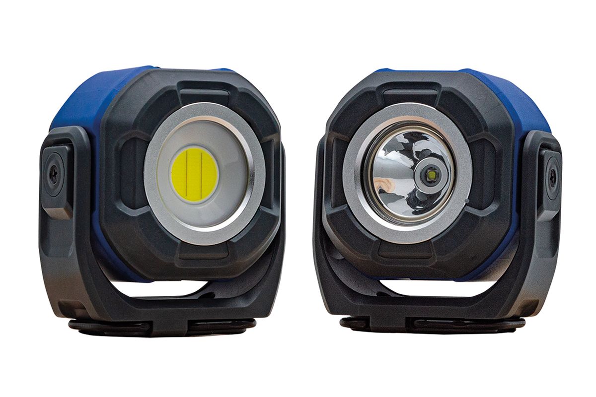 Nightsearcher Rechargeable LED Spotlight Work Light, 550 lm, USB Plug, 3.7V, IPX4
