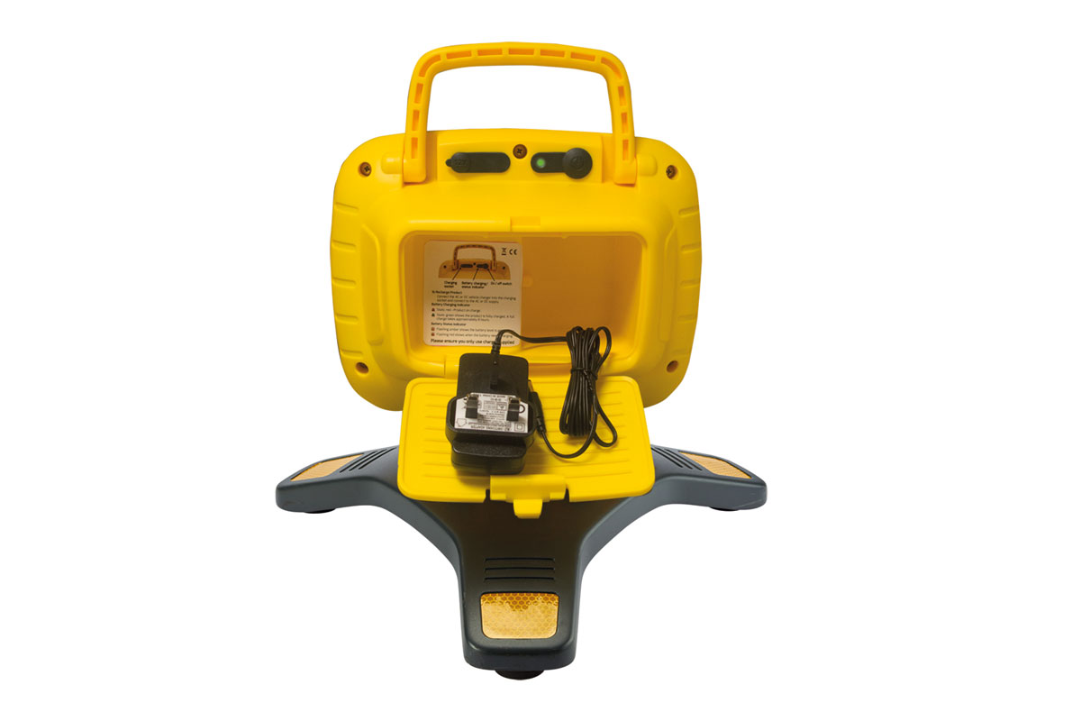 nsgalaxypro-6k Nightsearcher Rechargeable LED Floodlight Work Light, 6000 lm, Type G Plug, IP54