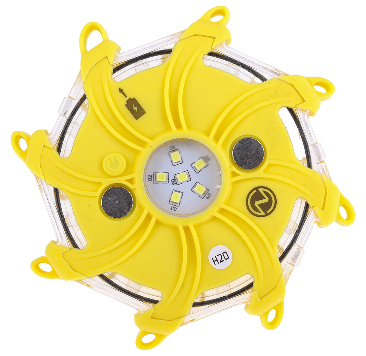 Nightsearcher Pulsar-Pro Series Yellow Steady, Flashing Beacon 3.7V, LED Bulb Cone, IP65