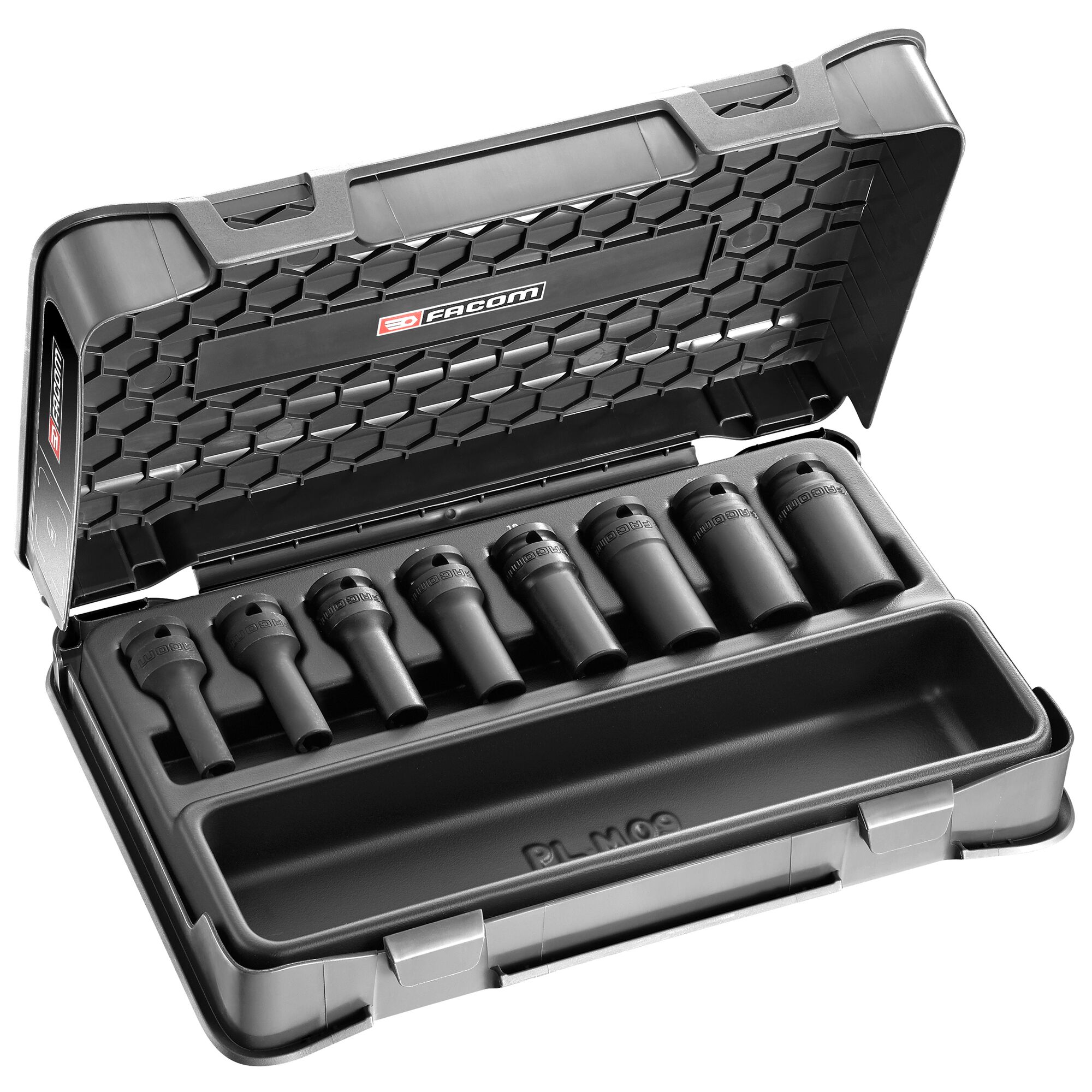 Facom 8-Piece 1/2 in 6 Point Impact Socket Set