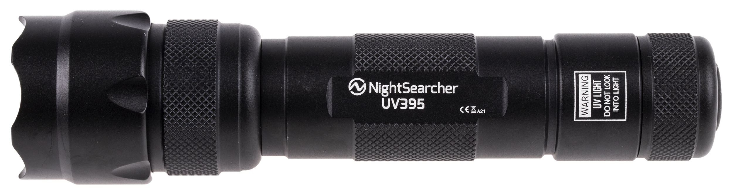 nsuvled395 Nightsearcher UV LED Tactical Torch Black