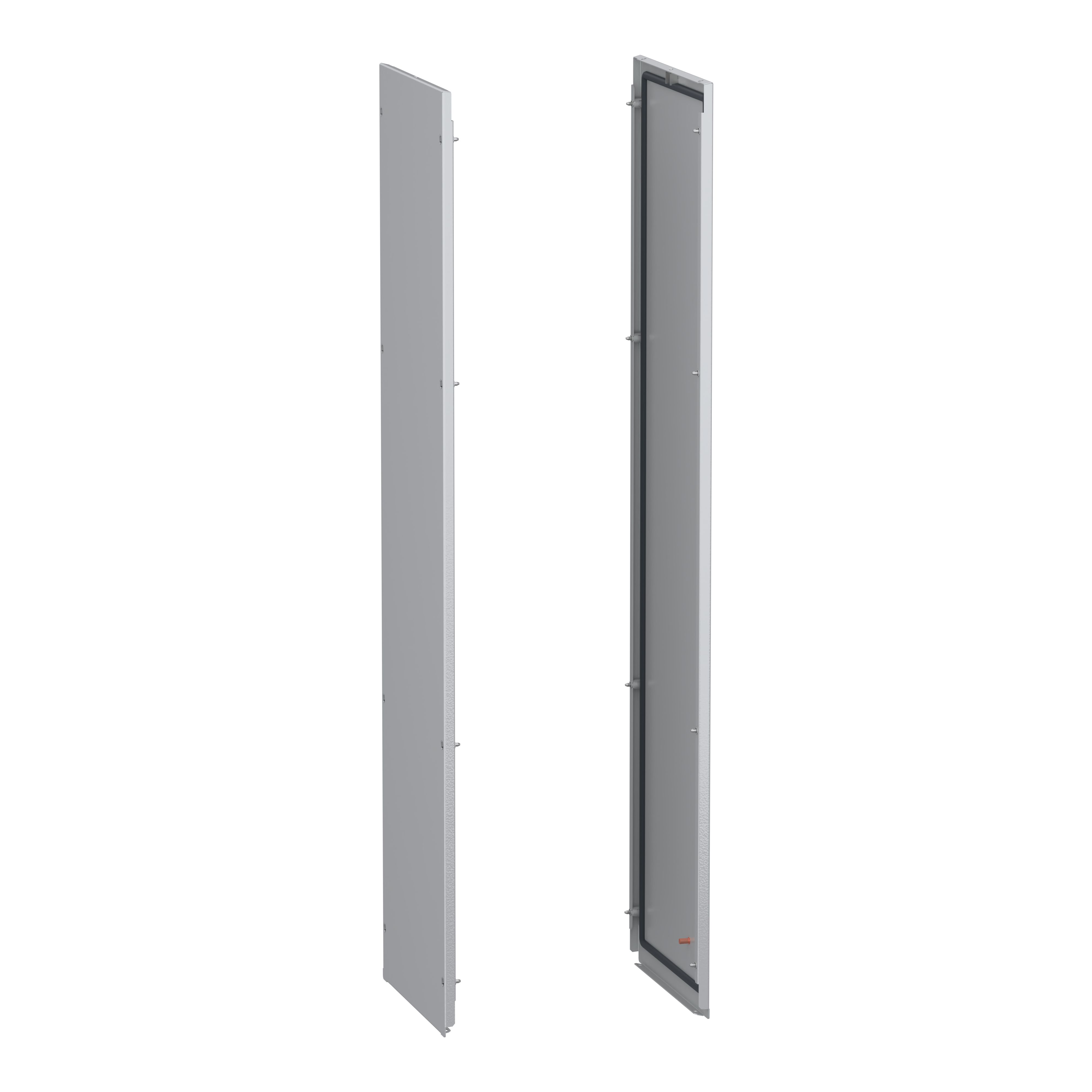 Schneider Electric PanelSeT SFN Accessoires Series RAL 7035 Grey Steel Side, 1400 mm H, 400mm W, 400 mm D, 1400 mm L,