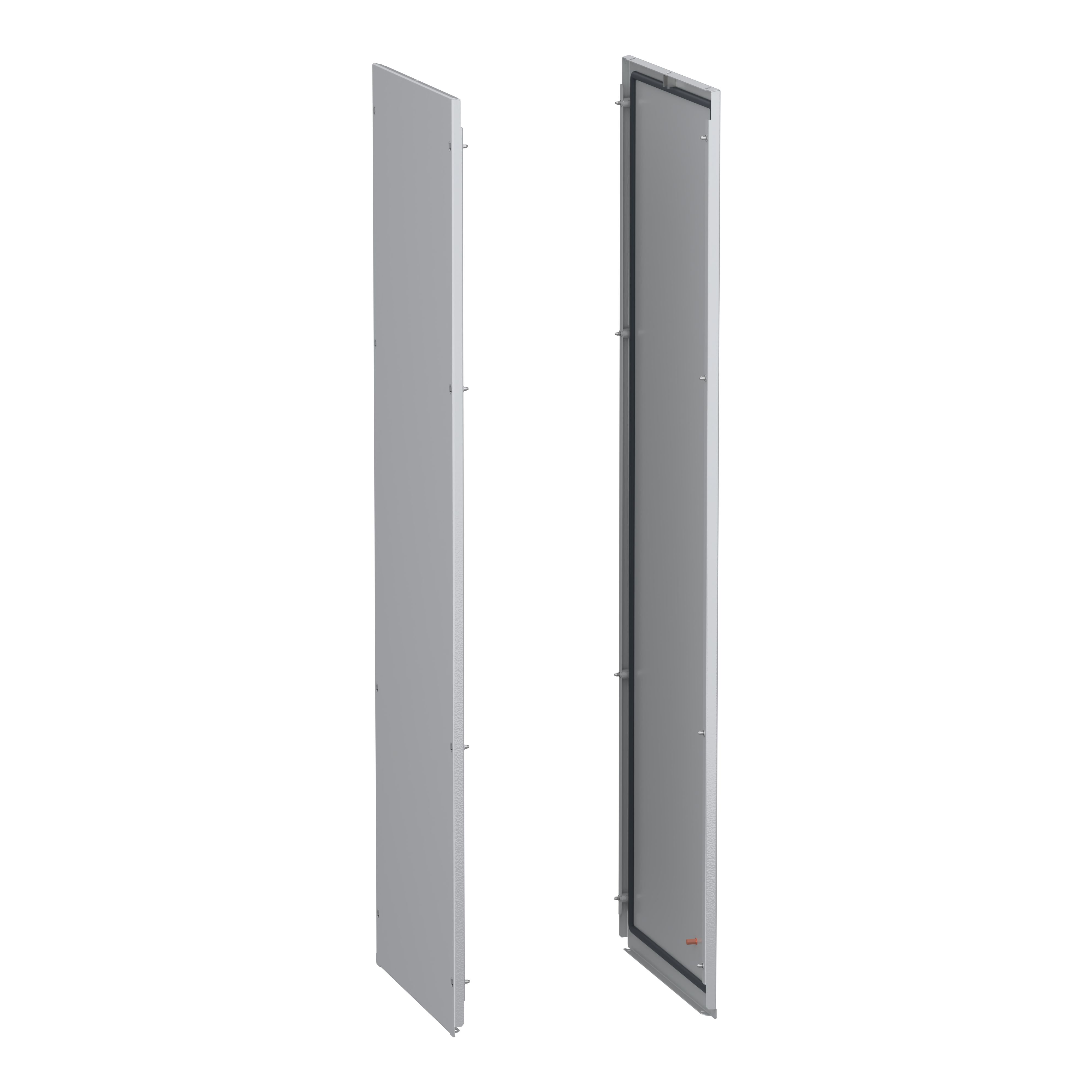 Schneider Electric PanelSeT SFN Accessoires Series RAL 7035 Grey Steel Side, 1400 mm H, 500mm W, 500 mm D, 1400 mm L,