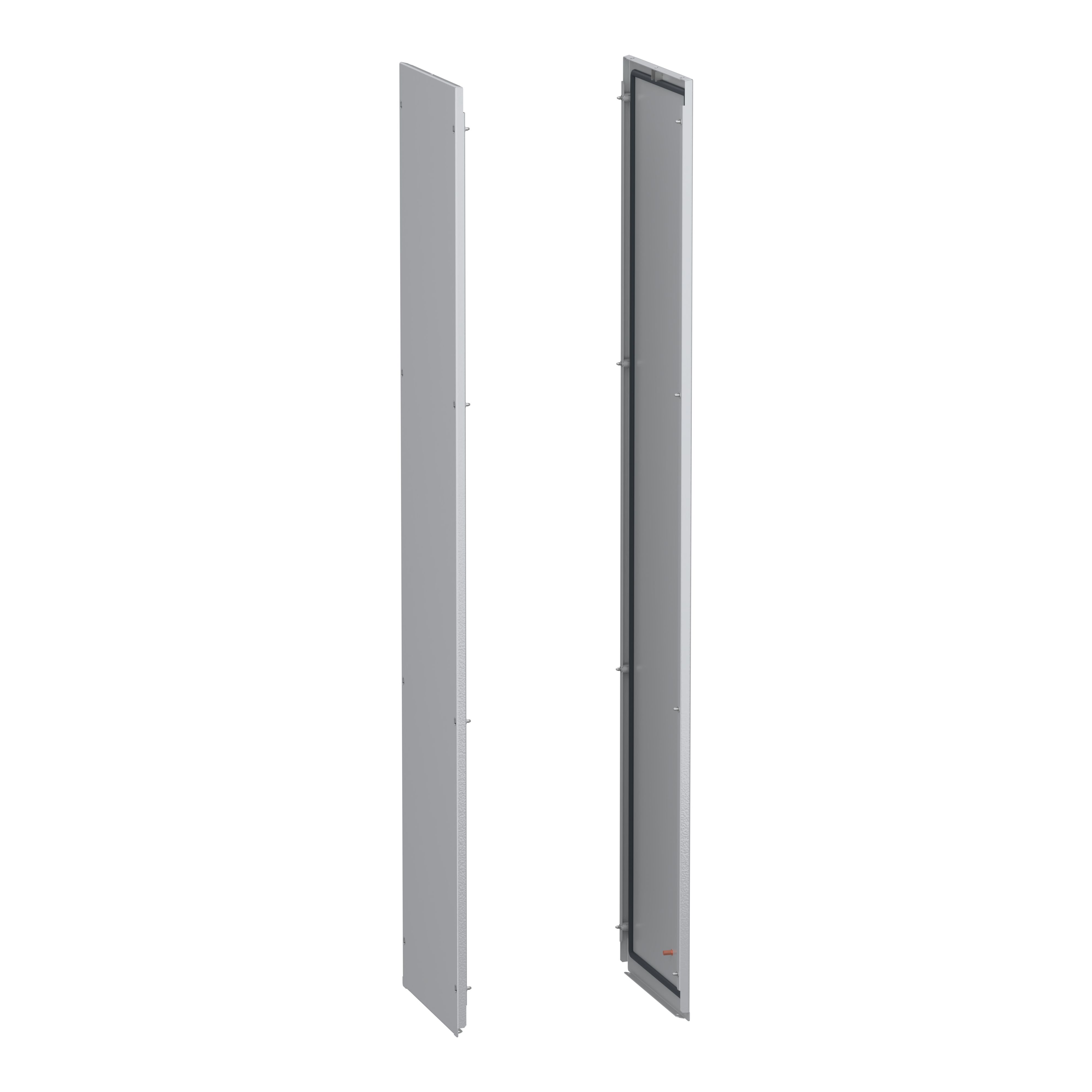 Schneider Electric PanelSeT SFN Accessoires Series RAL 7035 Grey Steel Side, 1600 mm H, 400mm W, 400 mm D, 1600 mm L,