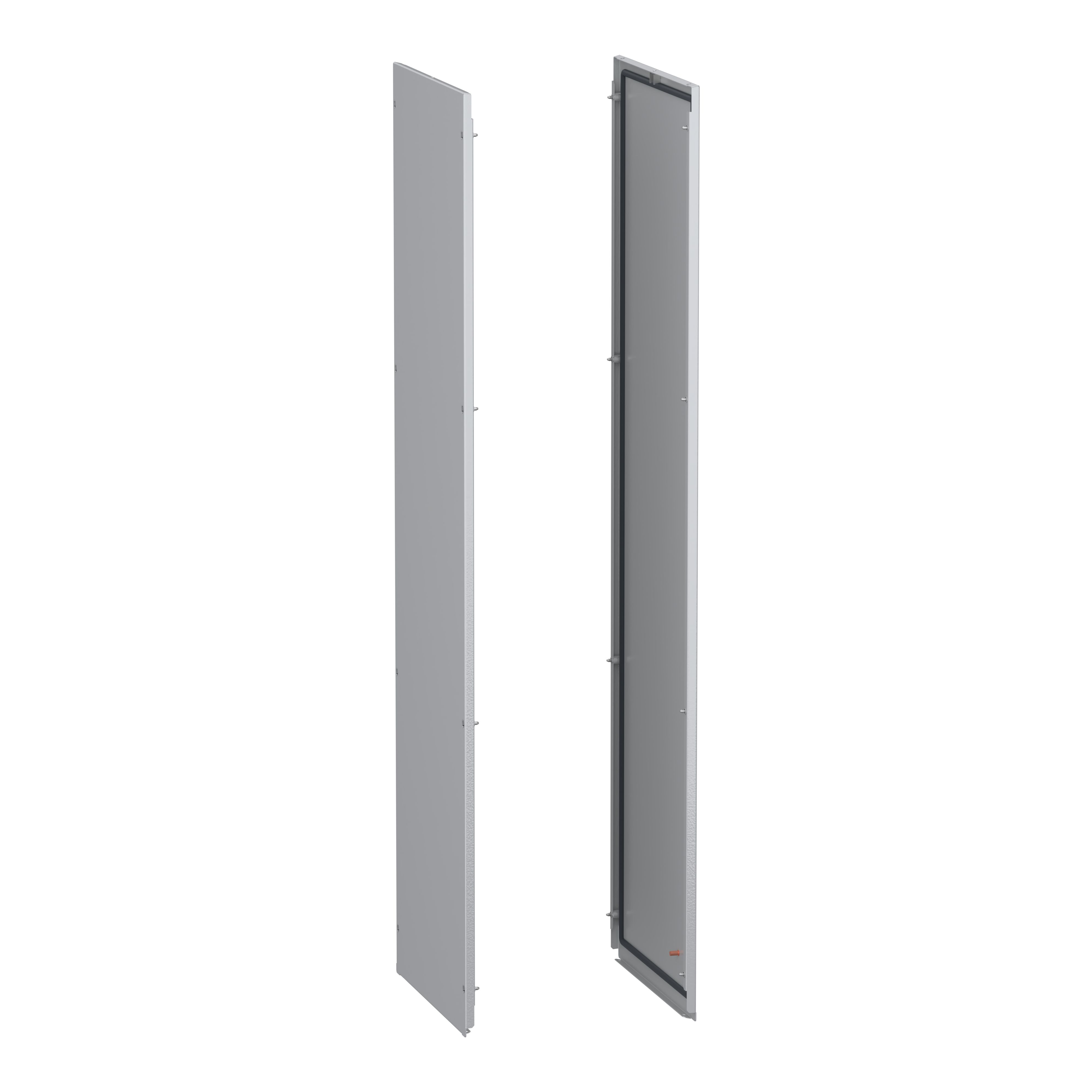 Schneider Electric PanelSeT SFN Accessoires Series RAL 7035 Grey Steel Side, 1600 mm H, 500mm W, 500 mm D, 1600 mm L,