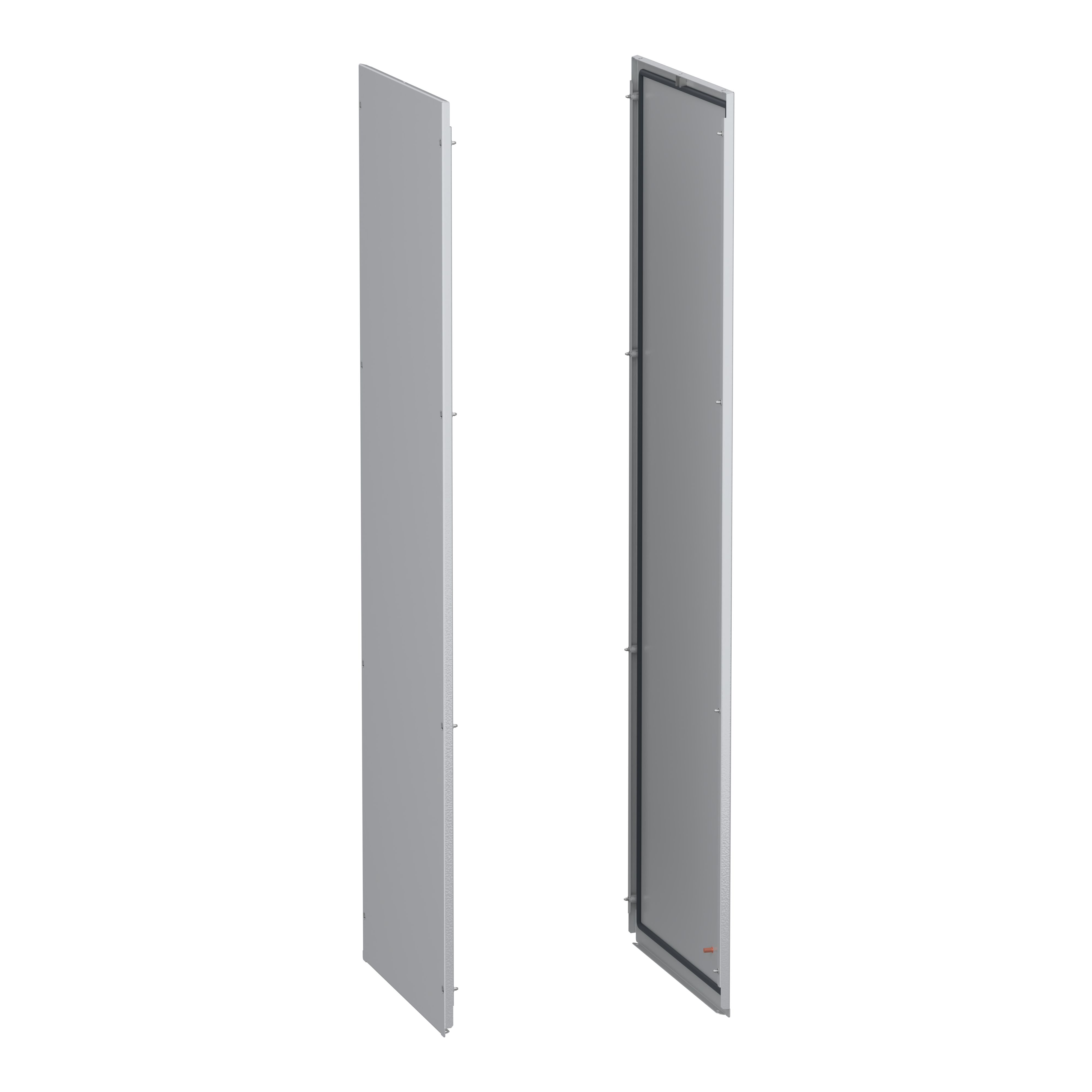 Schneider Electric PanelSeT SFN Accessoires Series RAL 7035 Grey Steel Side, 1600 mm H, 600mm W, 600 mm D, 1600 mm L,