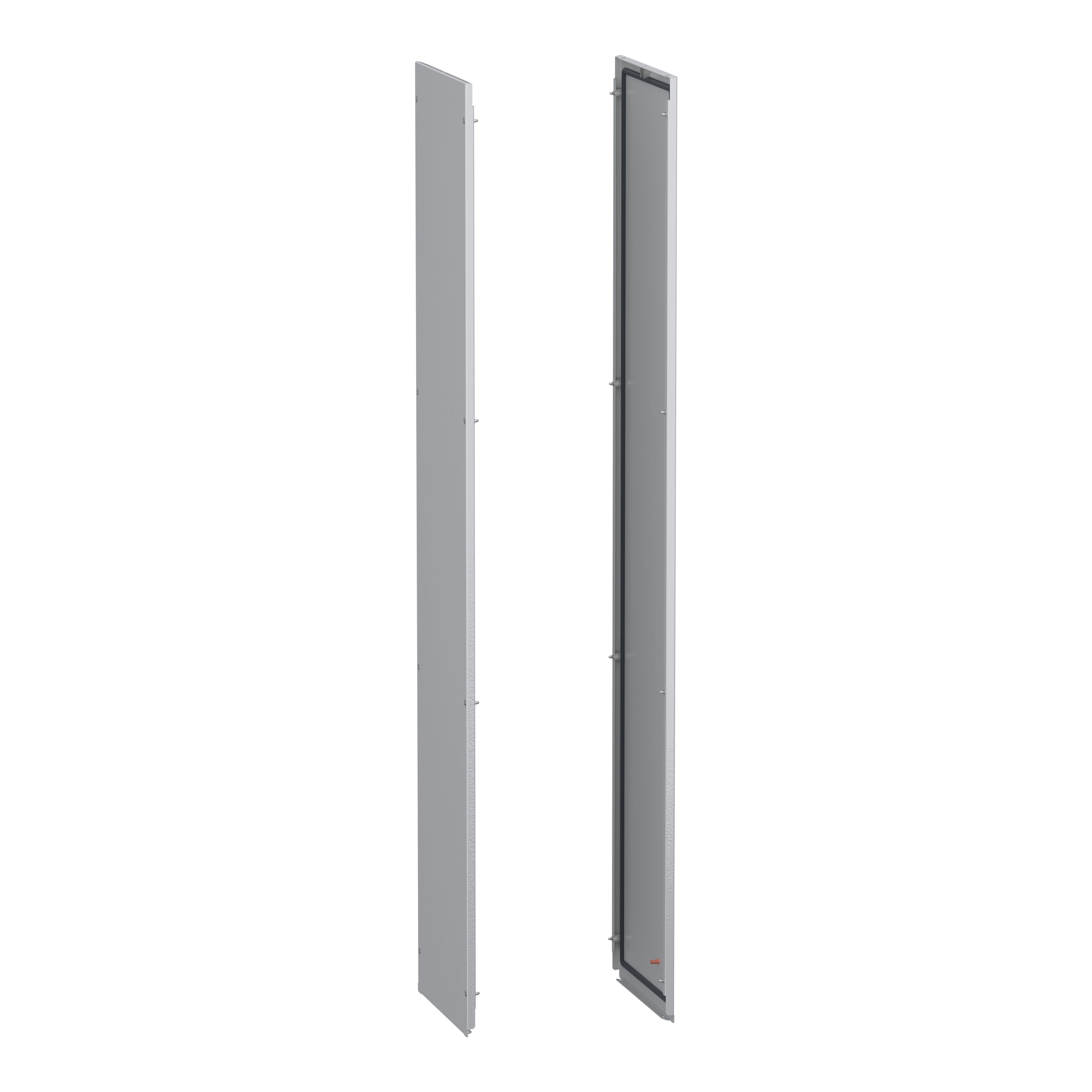Schneider Electric PanelSeT SFN Accessoires Series RAL 7035 Grey Steel Side, 1800 mm H, 400mm W, 400 mm D, 1800 mm L,
