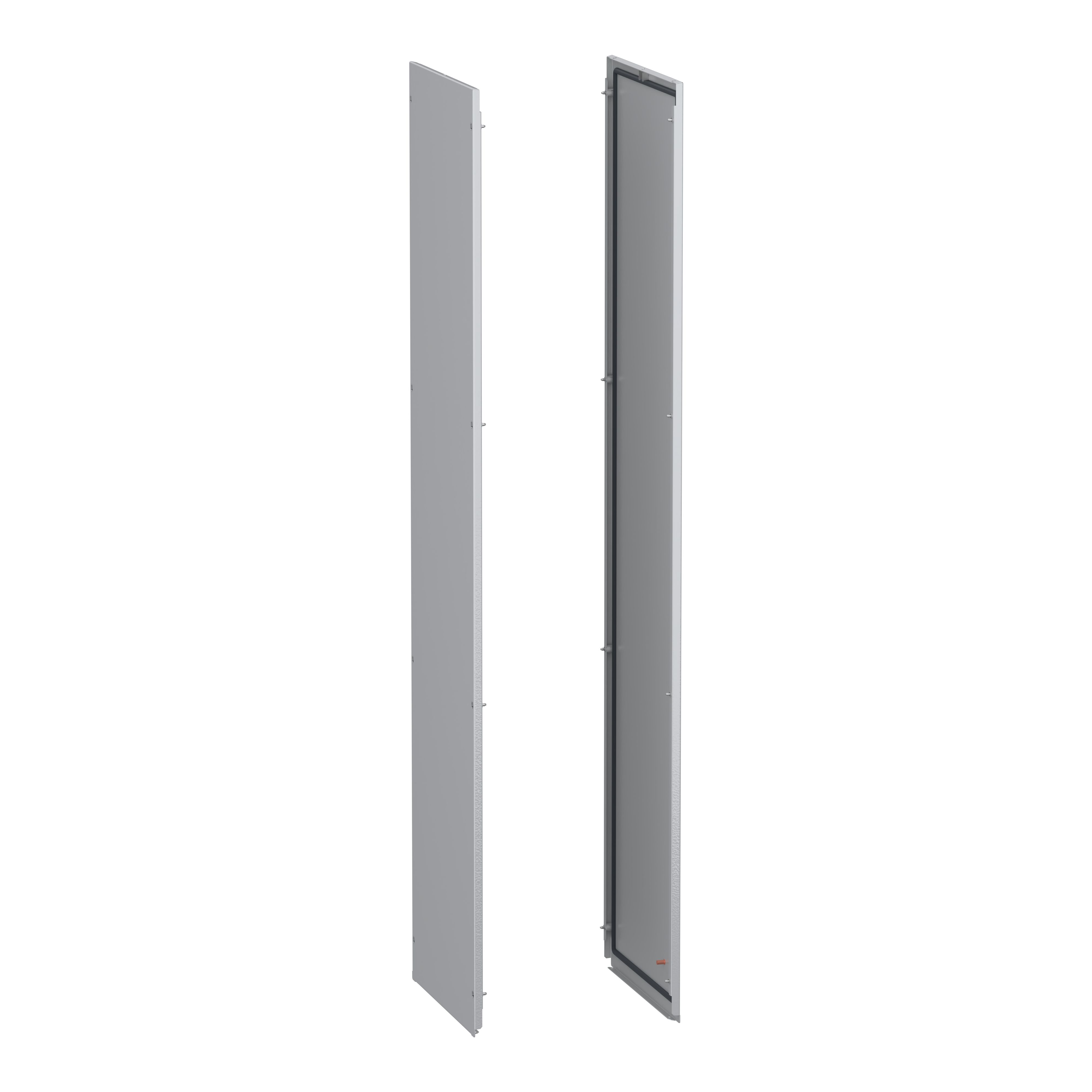 Schneider Electric PanelSeT SFN Accessoires Series RAL 7035 Grey Steel Side, 1800 mm H, 500mm W, 500 mm D, 1800 mm L,