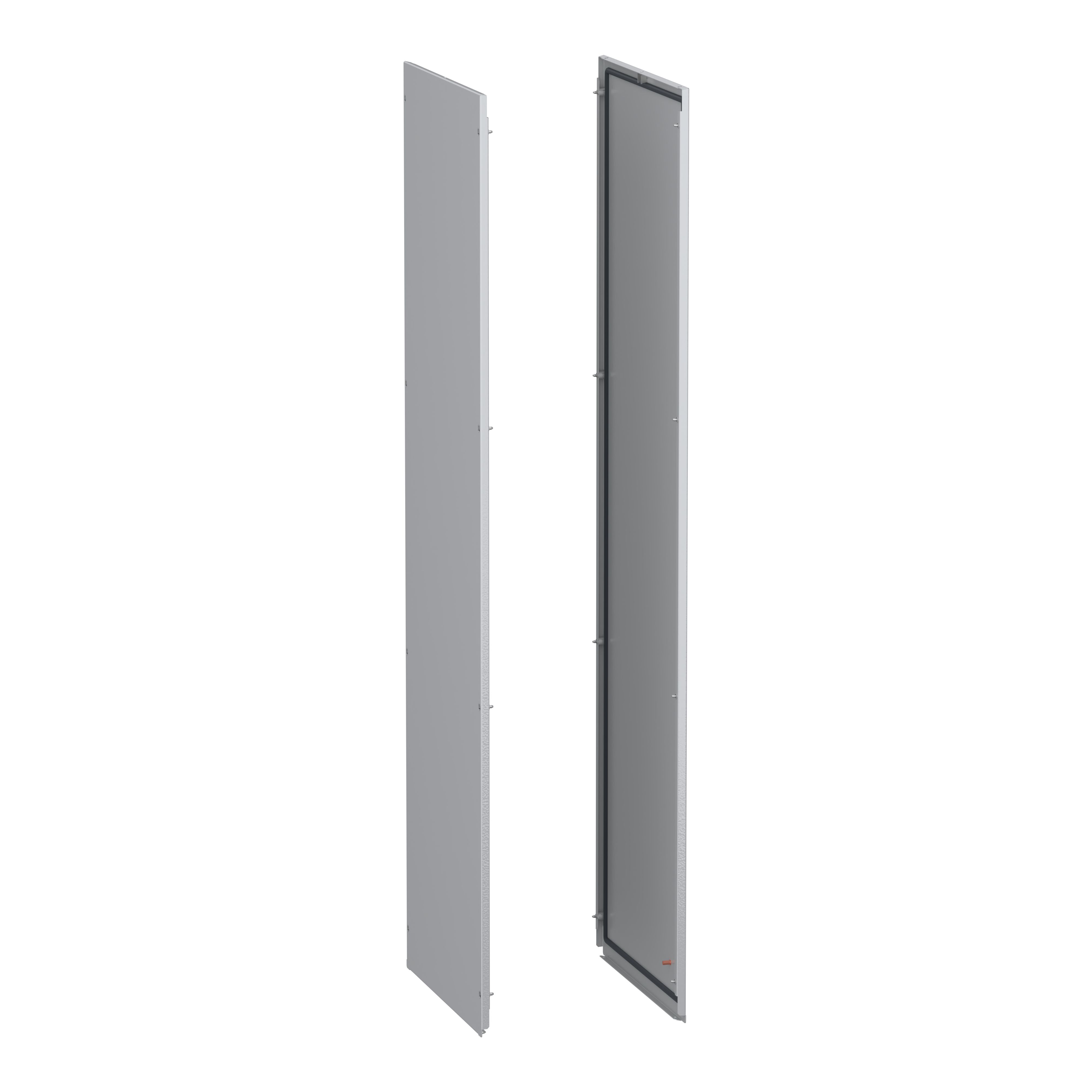 Schneider Electric PanelSeT SFN Accessoires Series RAL 7035 Grey Steel Side, 1800 mm H, 600mm W, 600 mm D, 1800 mm L,