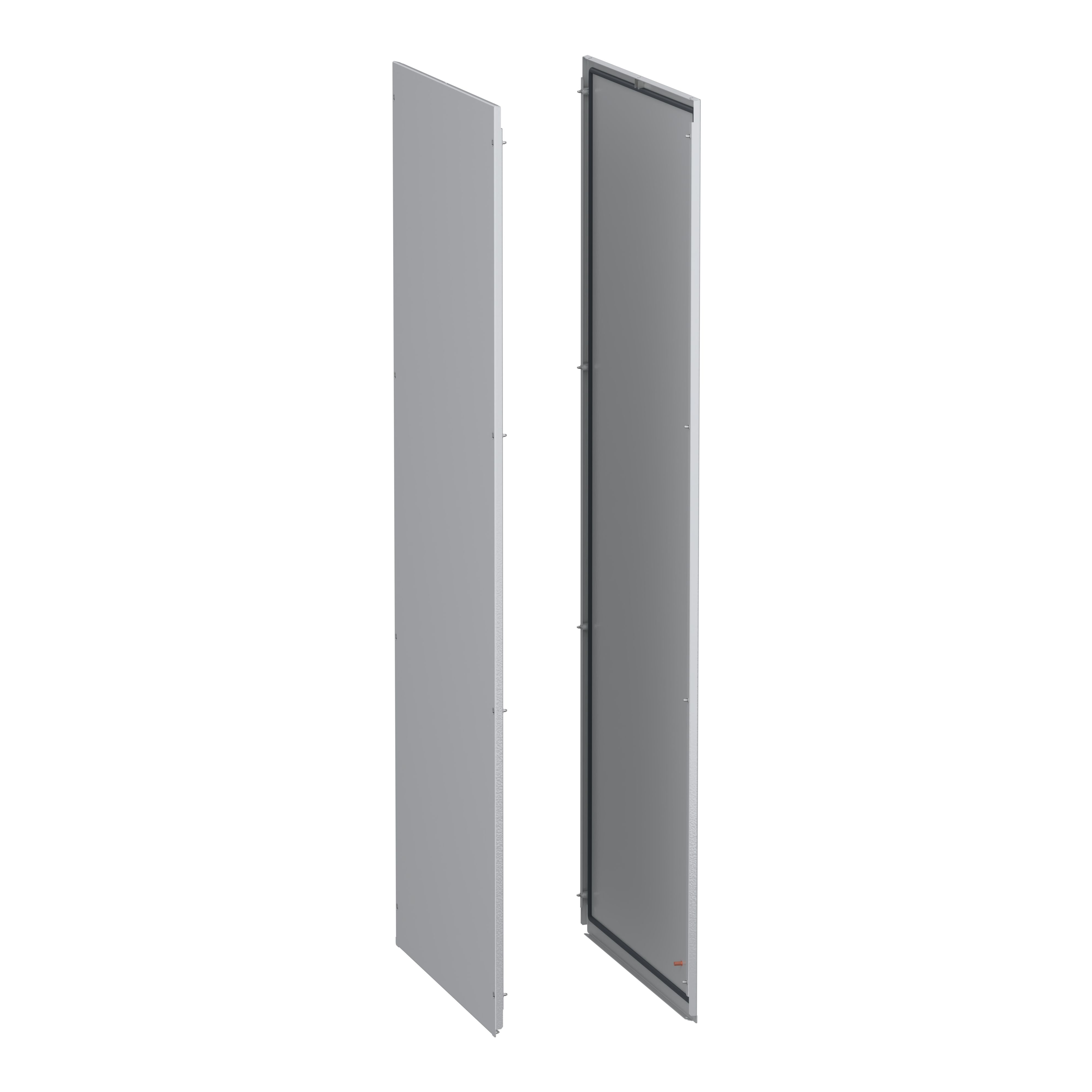 Schneider Electric PanelSeT SFN Accessoires Series RAL 7035 Grey Steel Side, 1800 mm H, 800mm W, 800 mm D, 1800 mm L,