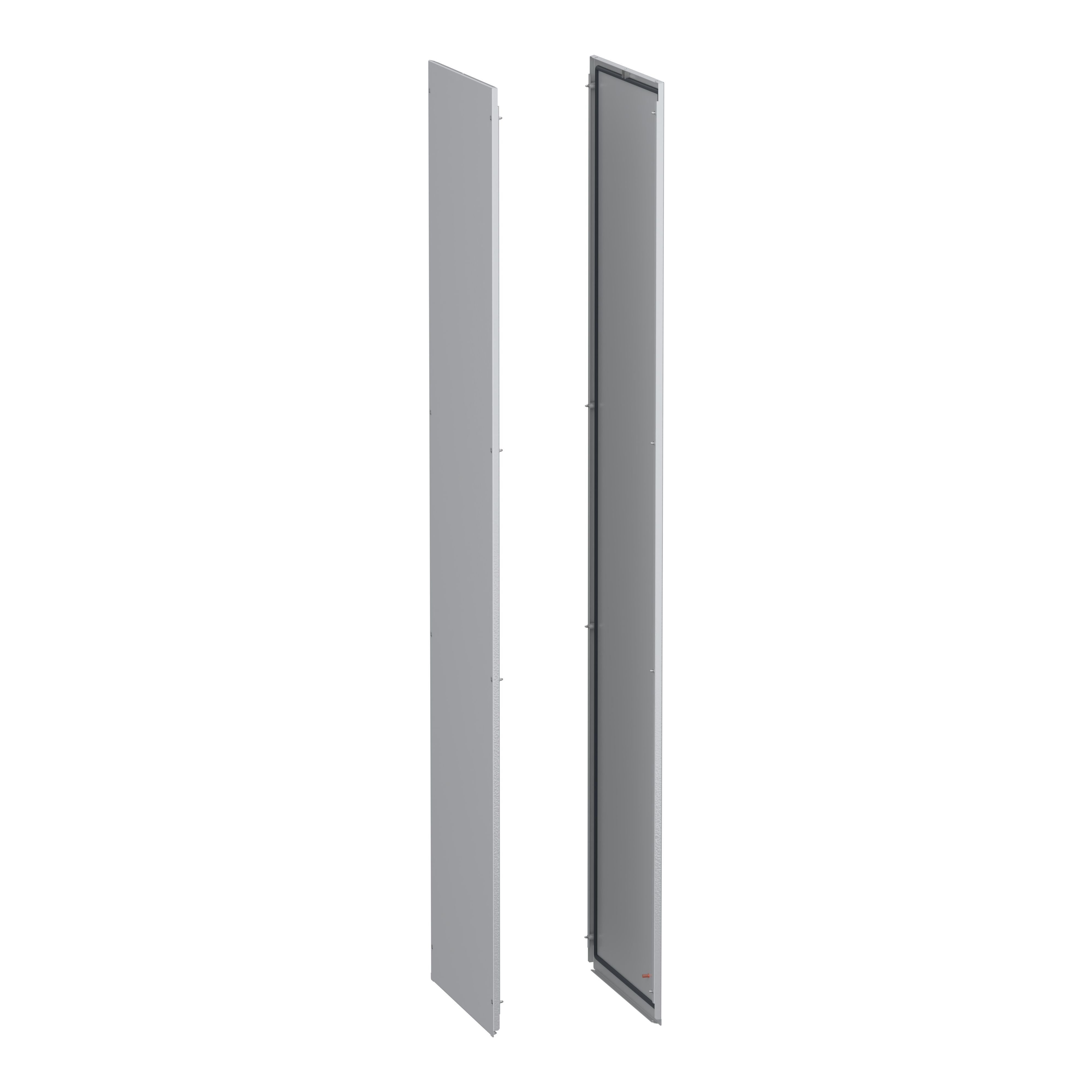 Schneider Electric PanelSeT SFN Accessoires Series RAL 7035 Grey Steel Side, 2200 mm H, 600mm W, 600 mm D, 2200 mm L,