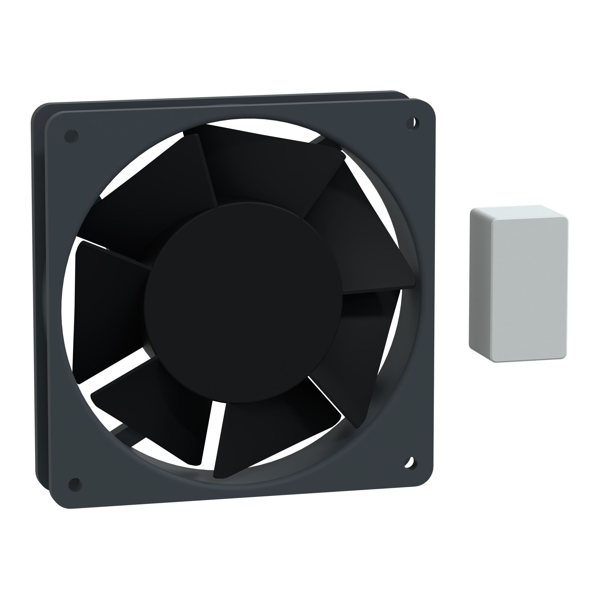 Schneider Electric ClimaSys Series Ventilation Device, 120 mm Dia., 50 mm H, 120 mm D, 120mm W