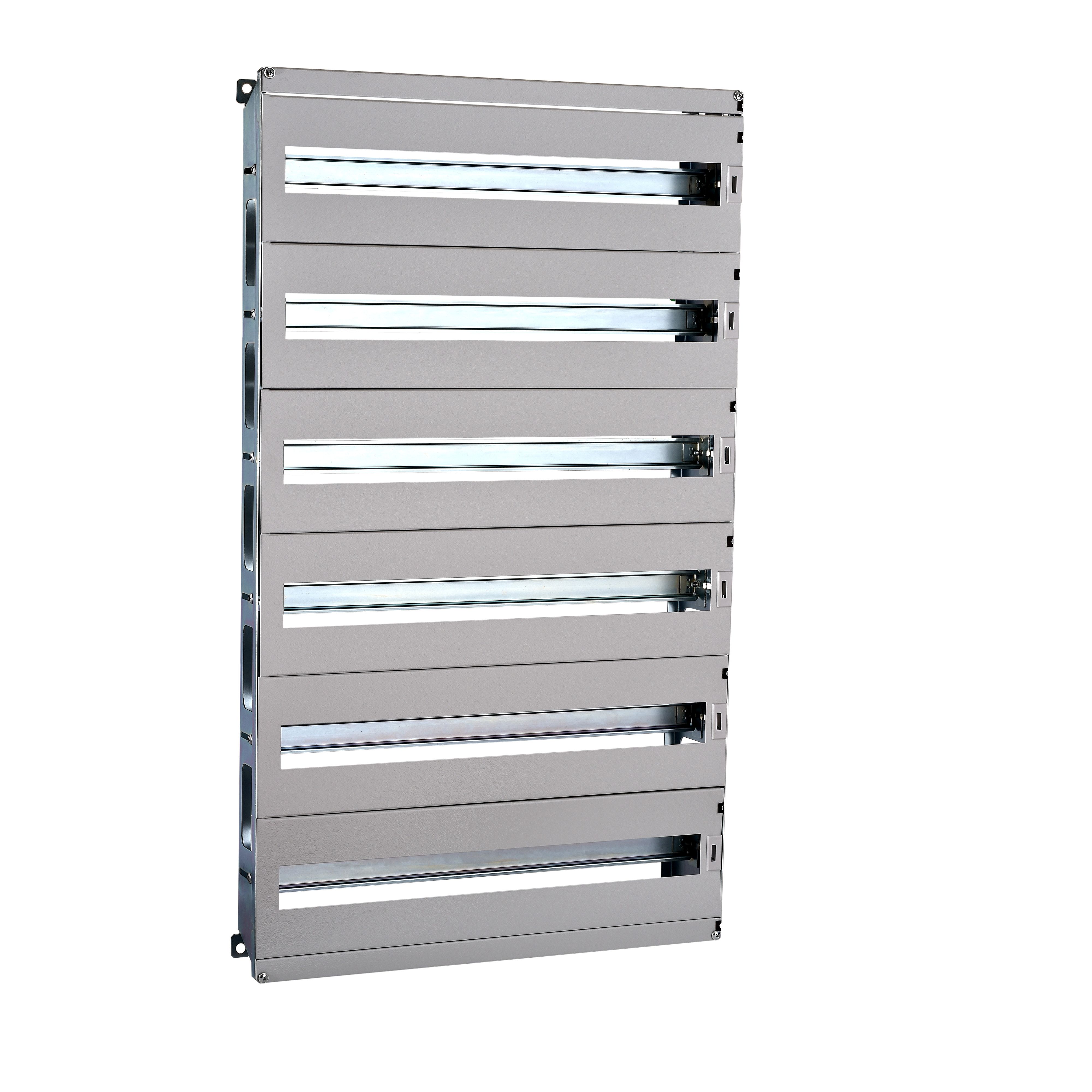 Schneider Electric PanelSeT Series Black RAL 7035 Steel Enclosure Chassis, 653 mm H, 455mm W, 653 mm L For Use With