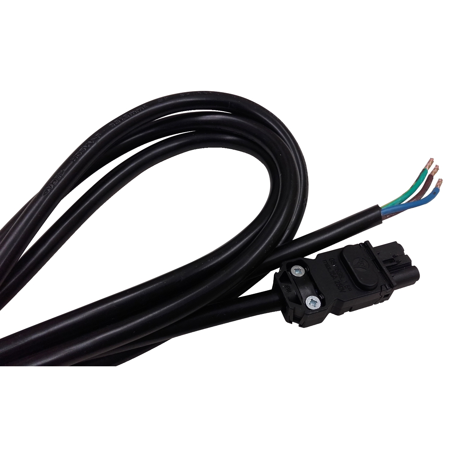 Schneider Electric NSYLAM3M Power Cord LED Cable for IEC Multi-Fixing LED Lamps, 3 m