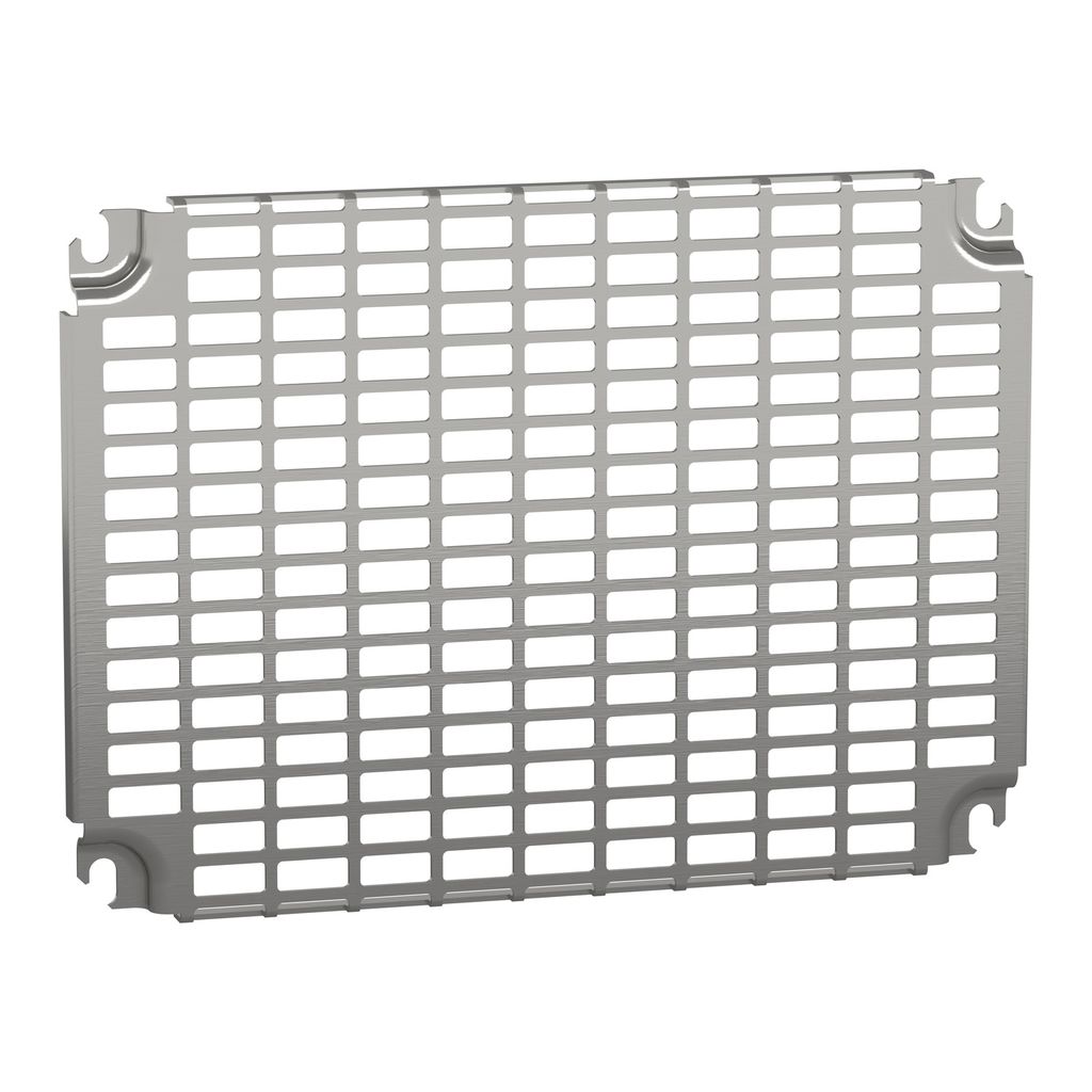 Schneider Electric Mounting Plate NSY Ventilated 15 mm, 351 mm 255 mm